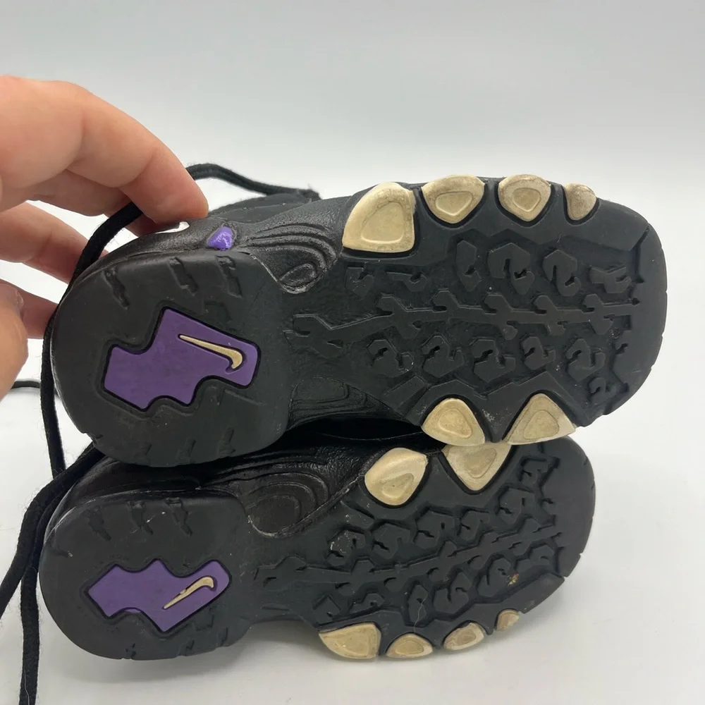 Nike Black and Purple Chunky Sneakers